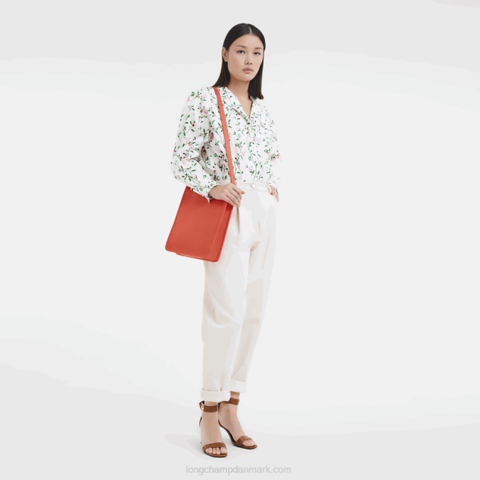 Longchamp Kvinder le foulonne crossbody taske m XDDD26 orange