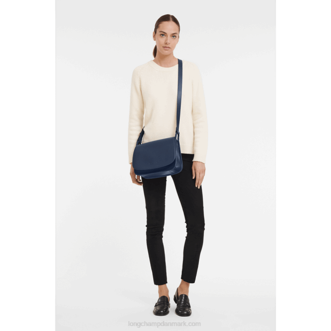 Longchamp Kvinder le foulonne crossbody taske m XDDD287 flåde