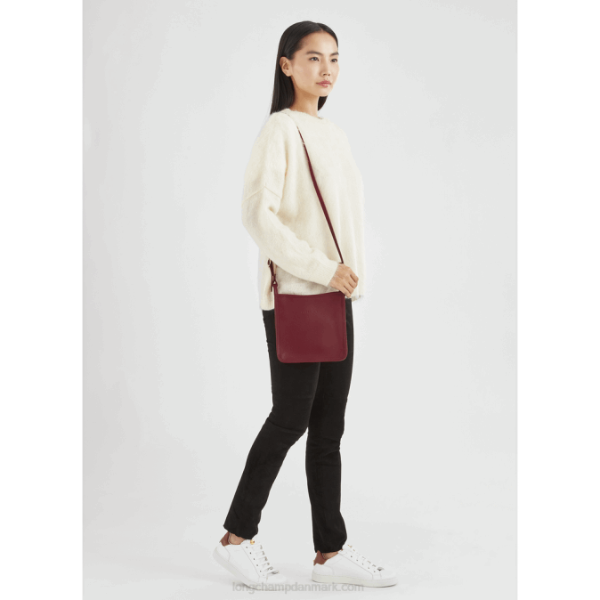 Longchamp Kvinder le foulonne crossbody taske s XDDD276 rød