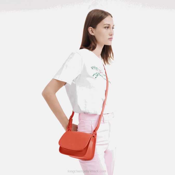 Longchamp Kvinder le foulonne crossbody taske xs XDDD262 orange