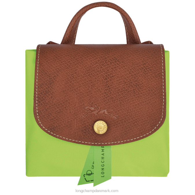 Longchamp Kvinder le pliage original rygsæk XDDD442 grønt lys