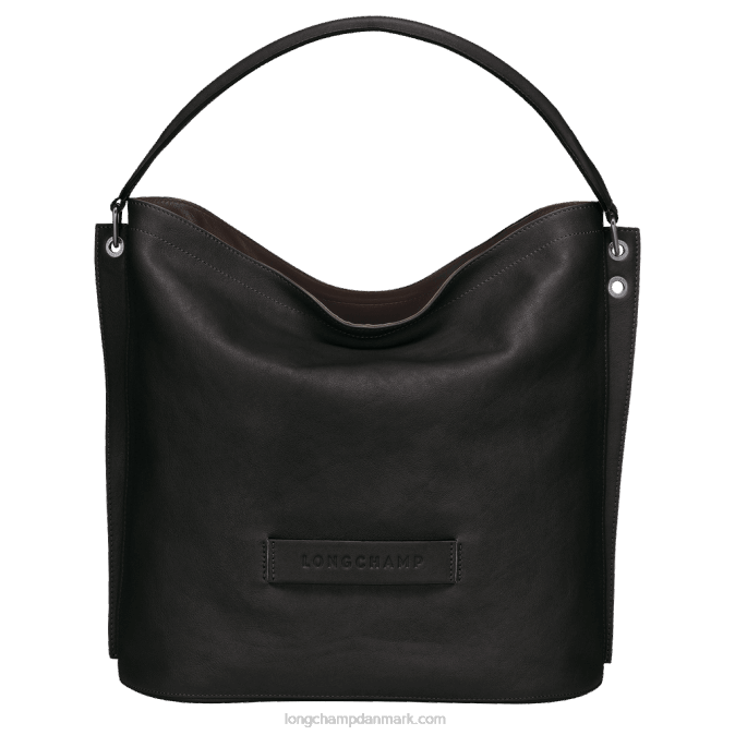 Longchamp Kvinder 3d hobo taske l XDDD398 sort