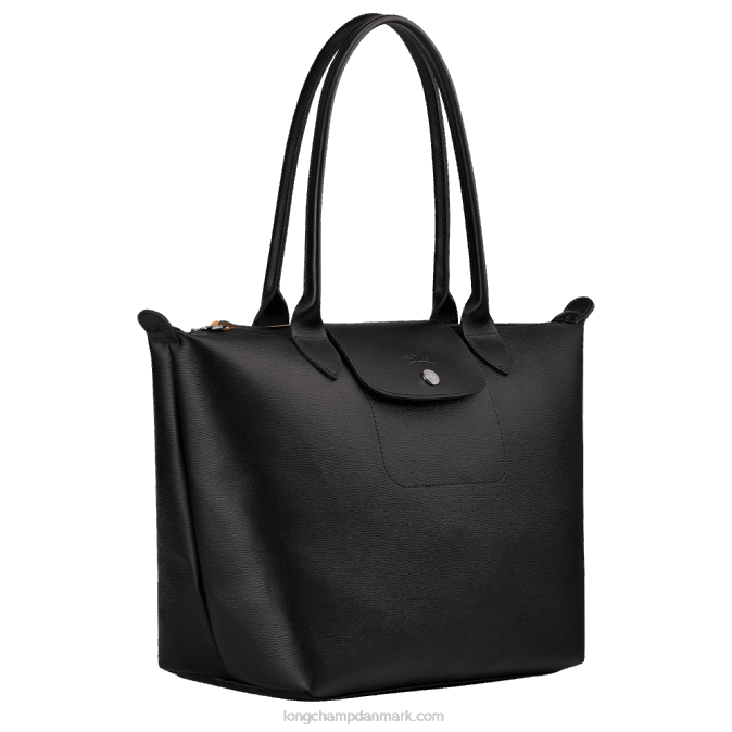 Longchamp Kvinder le pliage city mulepose m XDDD352 sort