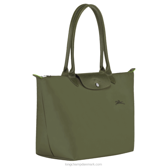 Longchamp Kvinder le pliage grøn mulepose l XDDD403 Skov
