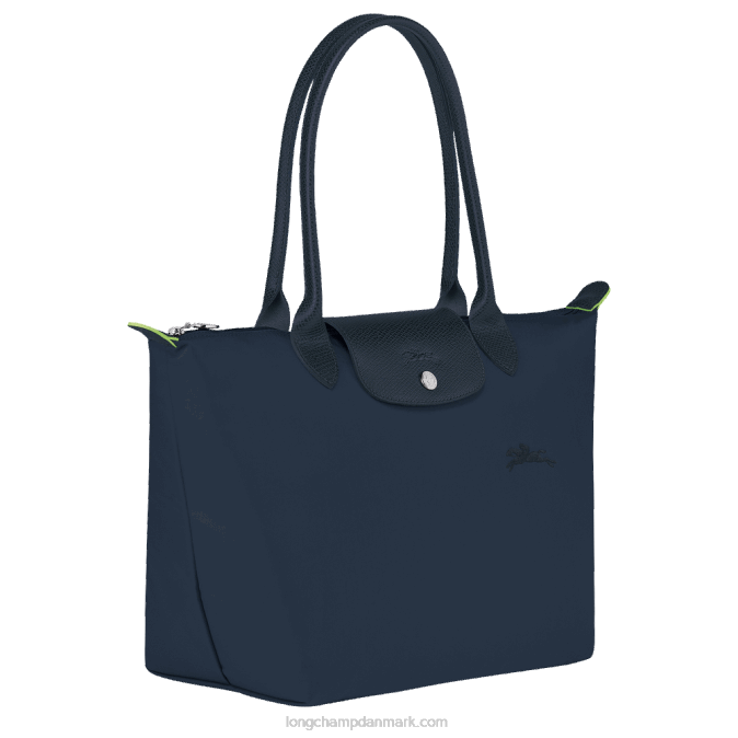 Longchamp Kvinder le pliage grøn mulepose m XDDD412 flåde