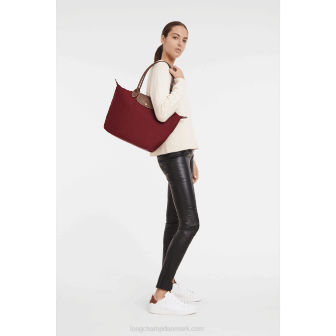Longchamp Kvinder le pliage original mulepose l XDDD416 rød
