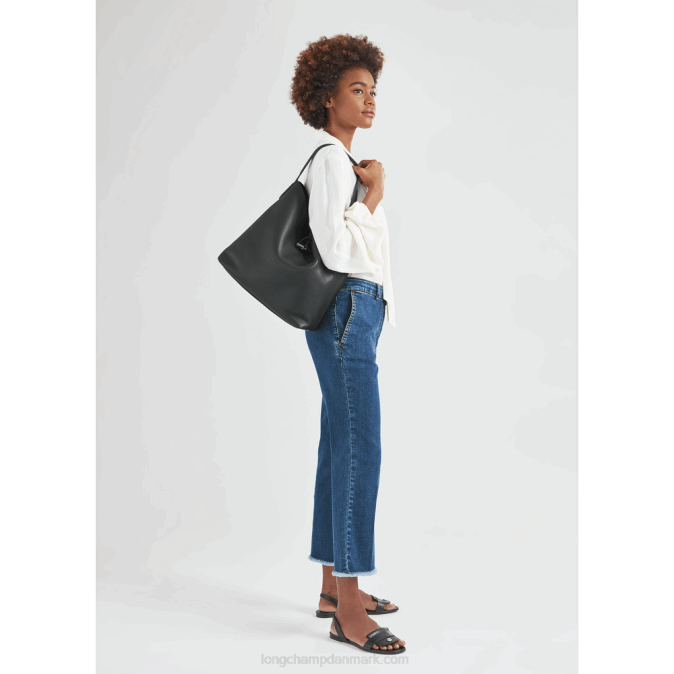 Longchamp Kvinder roseau essential hobo taske XDDD356 sort