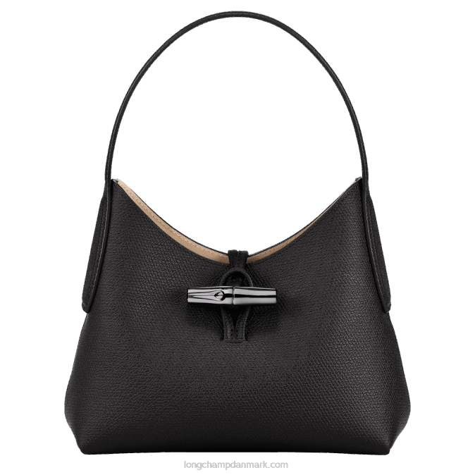 Longchamp Kvinder roseau hobo taske s XDDD371 sort