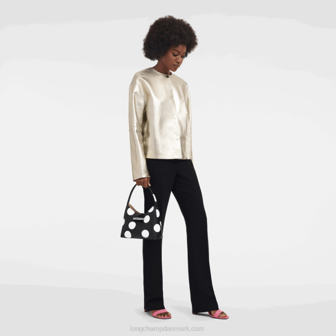 Longchamp Kvinder roseau hobo taske s XDDD383 sort