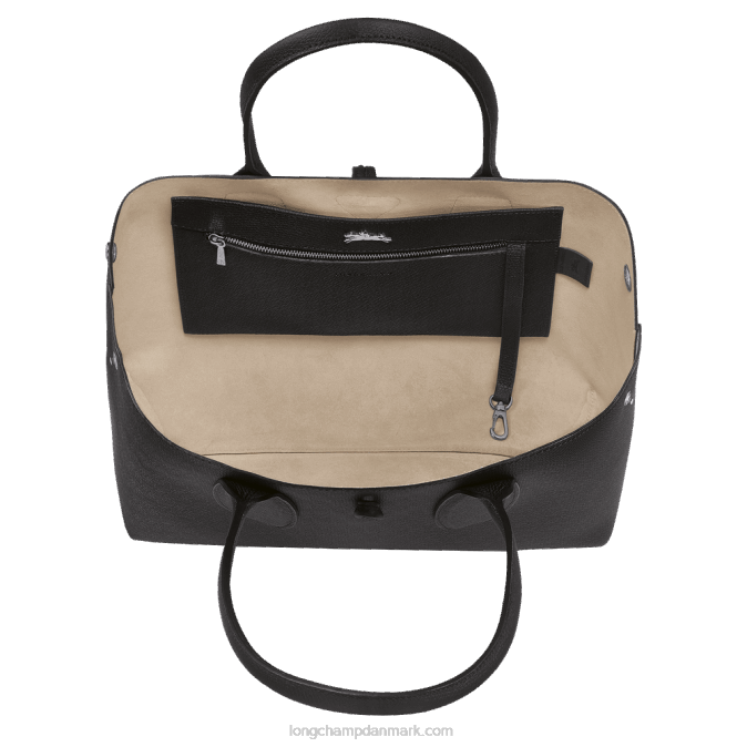 Longchamp Kvinder roseau mulepose l XDDD368 sort