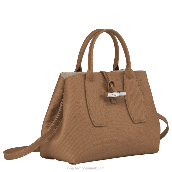 Longchamp Kvinder roseau håndtaske m XDDD104 naturlig