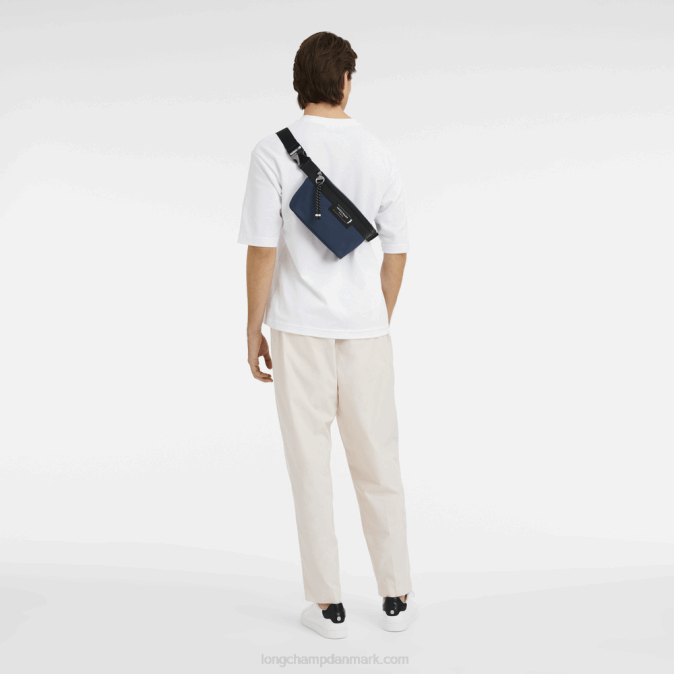 Longchamp Mænd le pliage energi bælte taske XDDD462 flåde