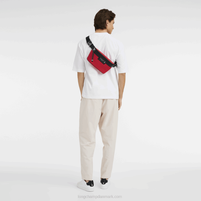 Longchamp Mænd le pliage energi bælte taske XDDD463 valmue