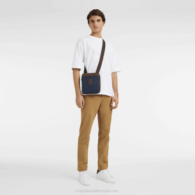 Longchamp Mænd boxford crossbody taske xs XDDD1109 blå