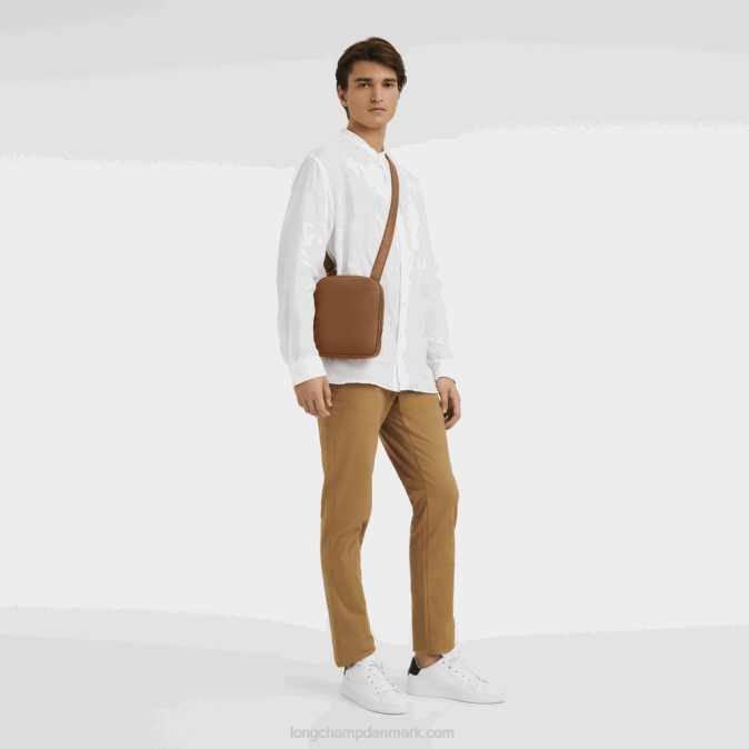 Longchamp Mænd le foulonne crossbody taske xs XDDD1087 karamel