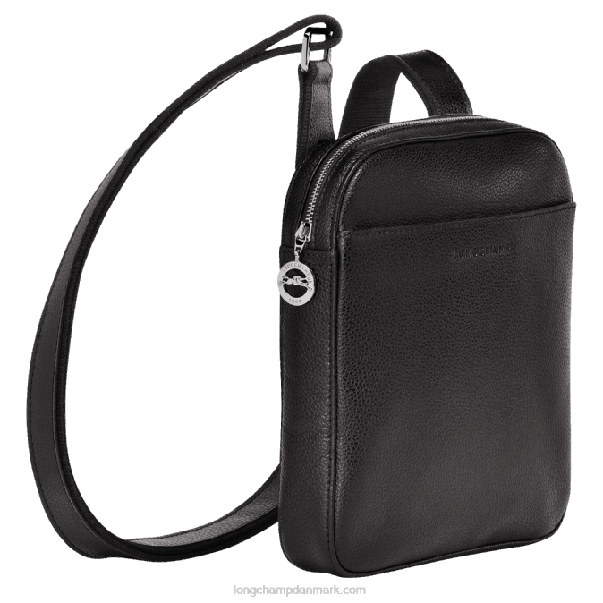 Longchamp Mænd le foulonne crossbody taske xs XDDD1122 sort