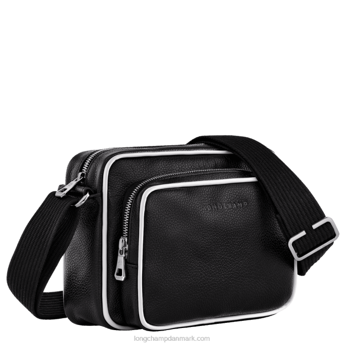 Longchamp Mænd le foulonne kamerataske XDDD1124 sort hvid