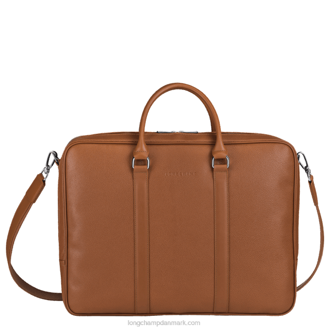 Longchamp Mænd le foulonne dokumentmappe l XDDD482 karamel