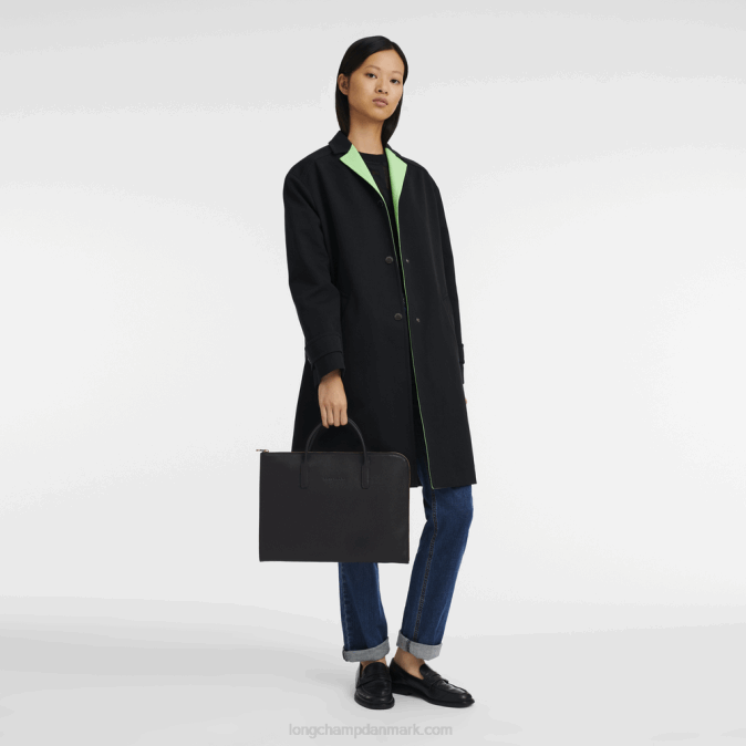 Longchamp Mænd le foulonne dokumentmappe s XDDD470 sort