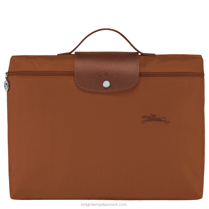 Longchamp Mænd le pliage grøn dokumentmappe XDDD494 cognac