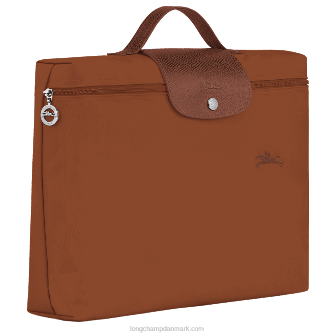 Longchamp Mænd le pliage grøn dokumentmappe XDDD494 cognac