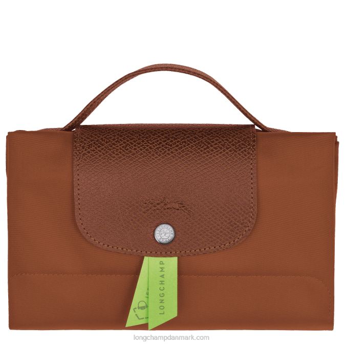 Longchamp Mænd le pliage grøn dokumentmappe XDDD494 cognac
