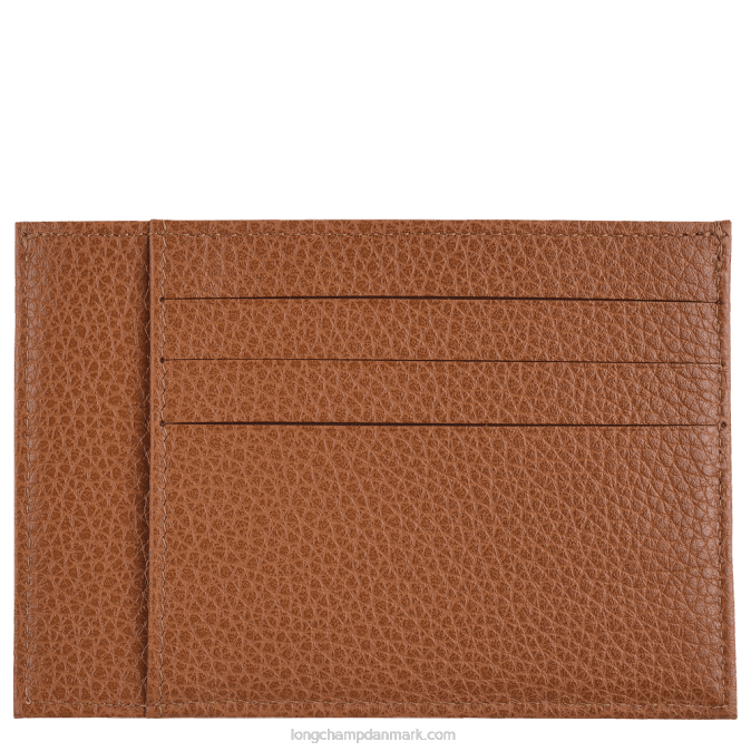 Longchamp Mænd le foulonne kortholder XDDD652 karamel