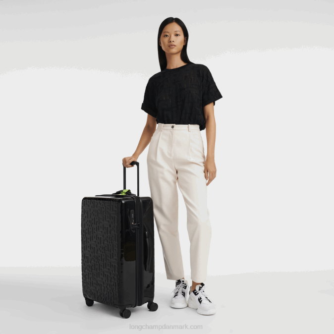 Longchamp Mænd lgp rejsekuffert XDDD843 sort