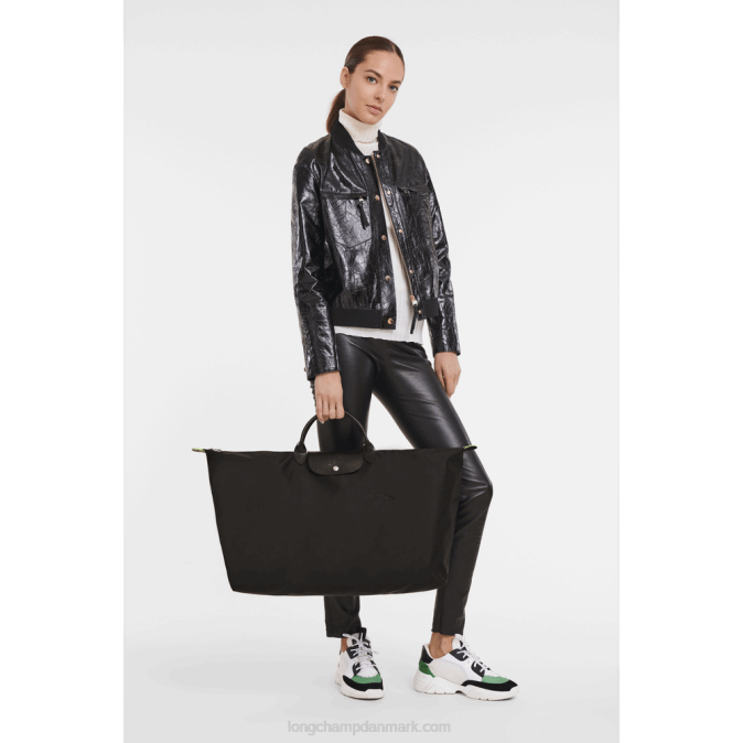 Longchamp Mænd le pliage grøn rejsetaske m XDDD793 sort