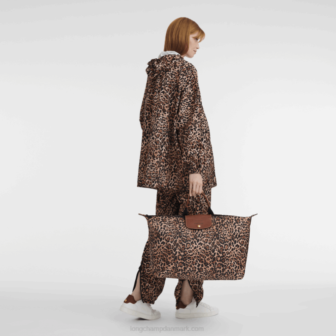 Longchamp Mænd x d\'heygere rejsetaske / rygsæk XDDD831 panter print