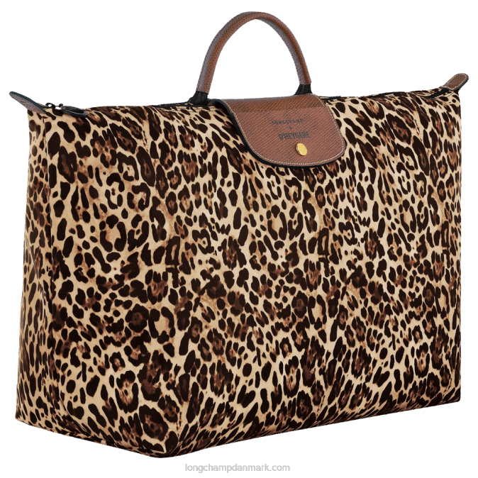 Longchamp Mænd x d\'heygere rejsetaske / rygsæk XDDD831 panter print