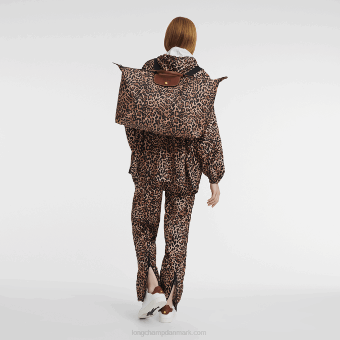 Longchamp Mænd x d\'heygere rejsetaske / rygsæk XDDD831 panter print