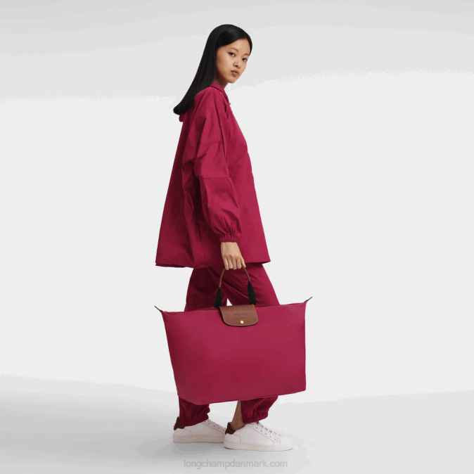 Longchamp Mænd x d\'heygere rejsetaske / rygsæk XDDD834 lyserød