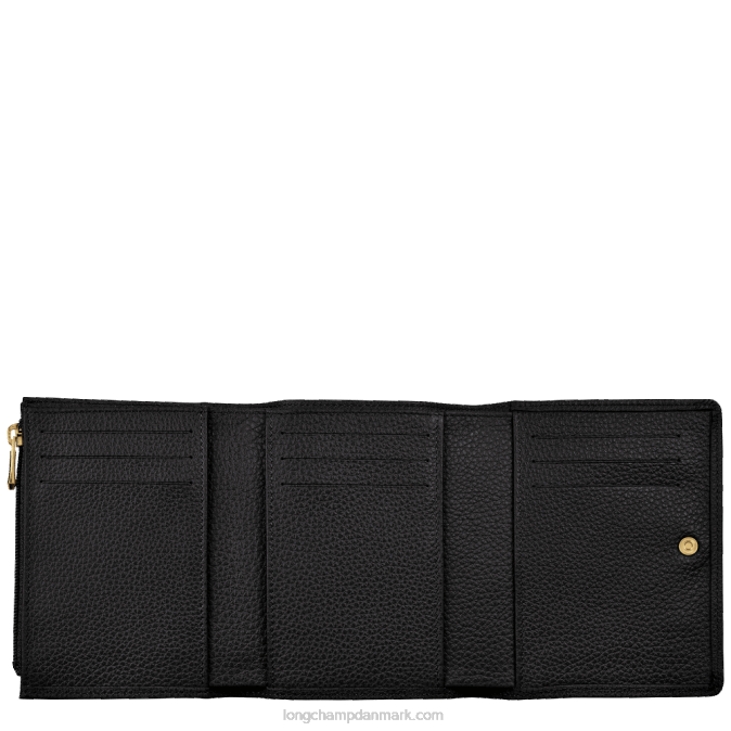 Longchamp Mænd le foulonne tegnebog XDDD595 sort